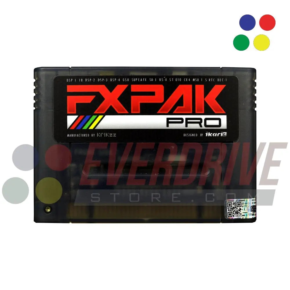 FXPAK Pro - Frosted Black by Krikzz for SNES or Super Famicom Krikzz