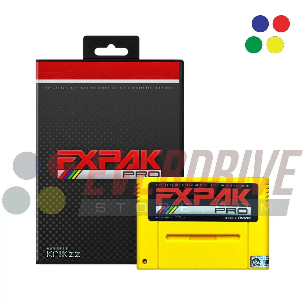 FXPAK Pro - Yellow by Krikzz for SNES or Super Famicom Krikzz