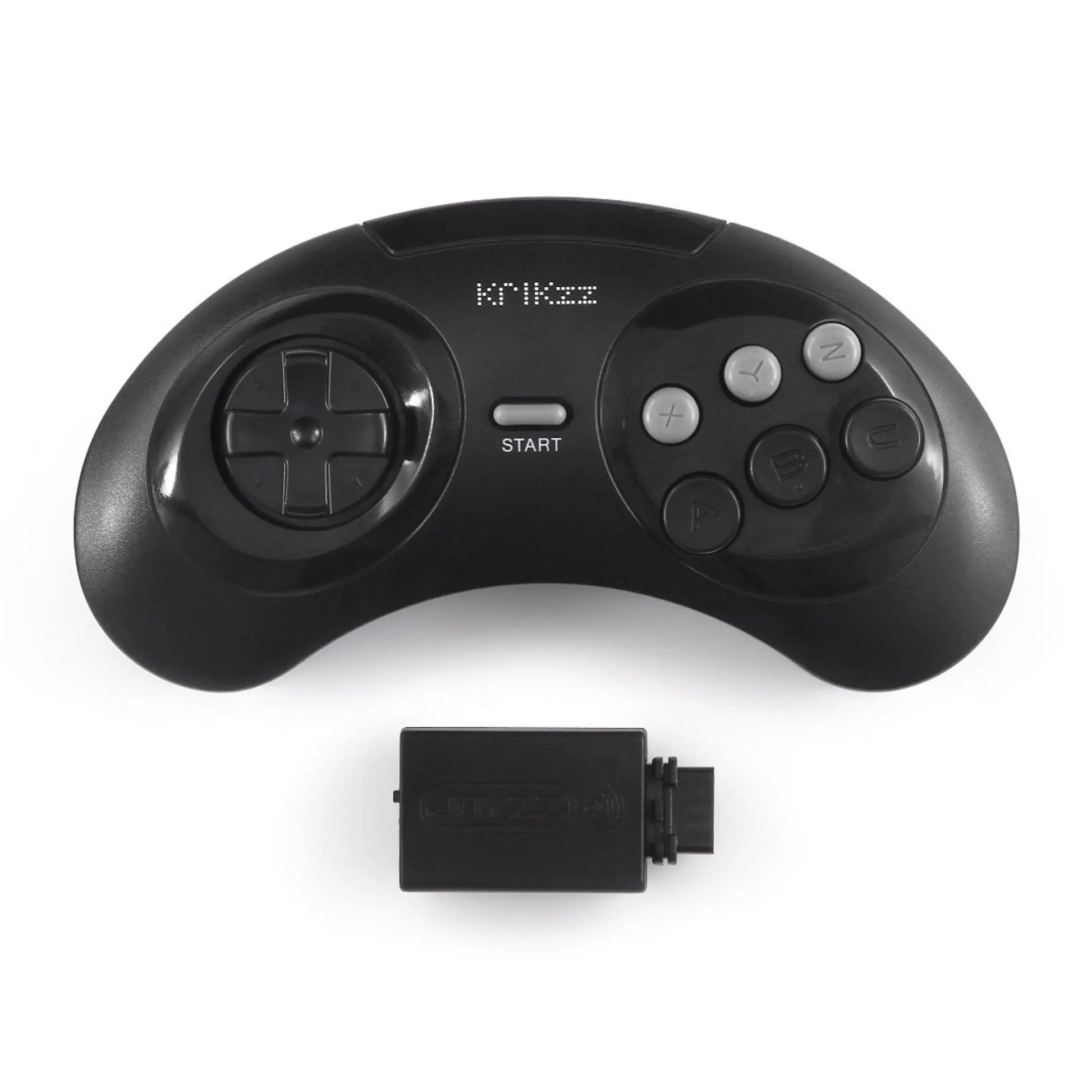 Joyzz - Black Controller by Krikzz for Genesis or Mega Drive Krikzz