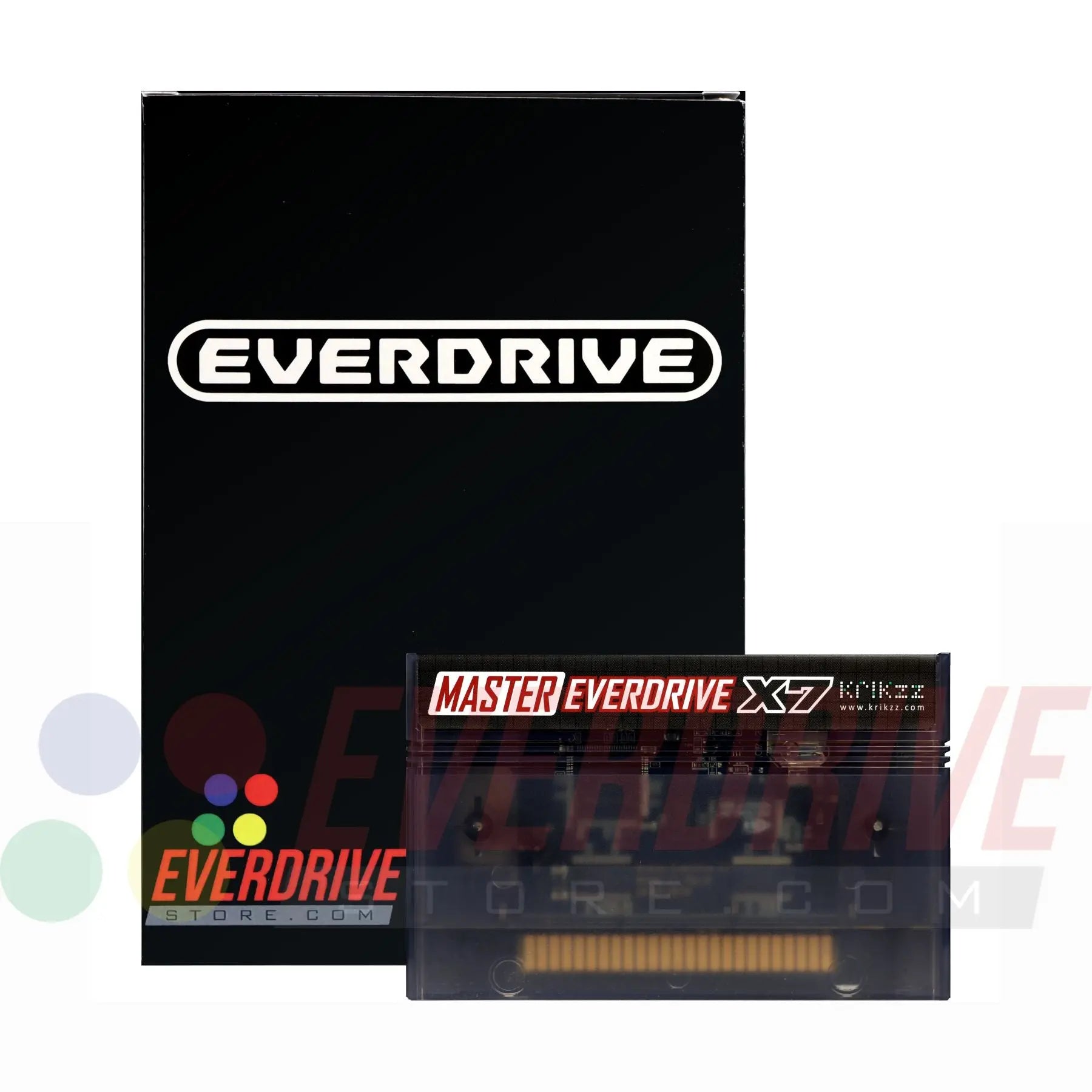 Master Everdrive X7 - Frosted Black by Krikzz for Master System Krikzz