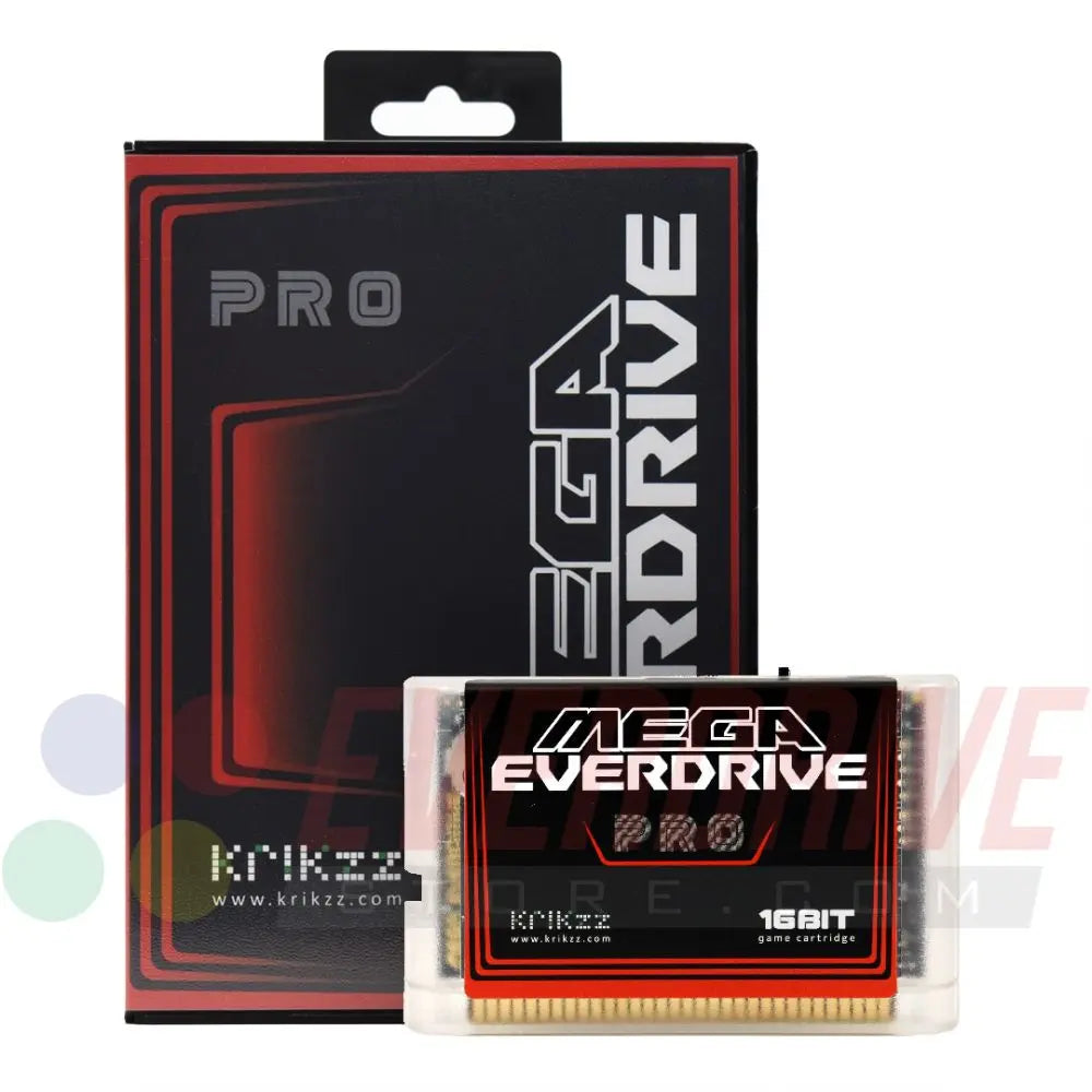 Mega Everdrive PRO - Frosted Clear by Krikzz for Genesis or Mega Drive Krikzz