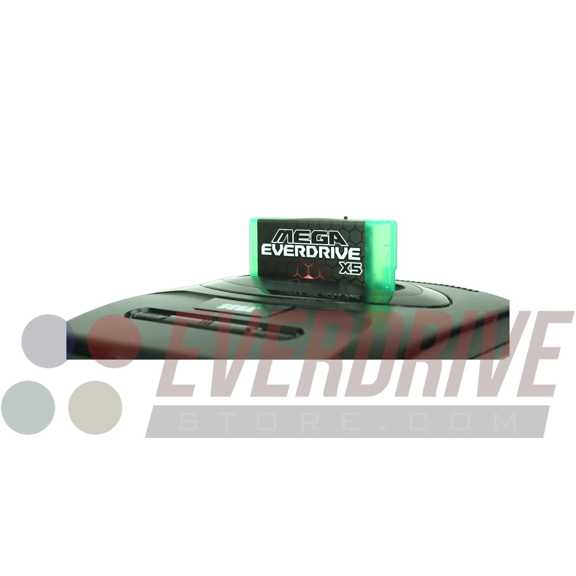 Mega Everdrive X5 - Frosted Green by Krikzz for Genesis or Mega drive KRIKzz