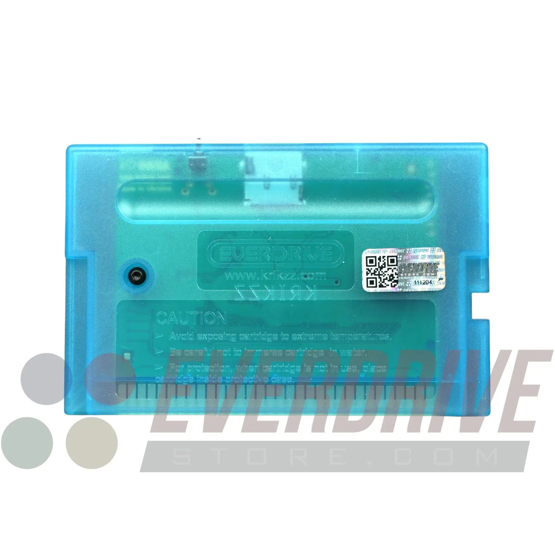 Mega Everdrive X5 - Frosted Turquoise by Krikzz for Genesis or Mega Drive KRIKzz