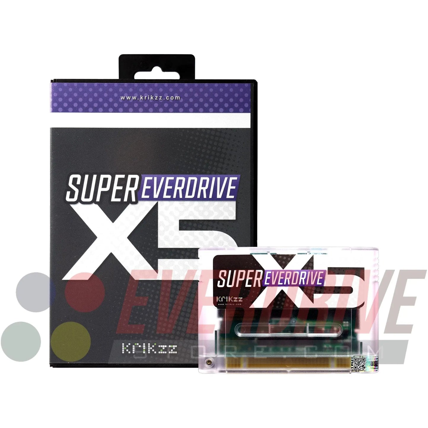 Super Everdrive X5 - Frosted Clear Krikzz