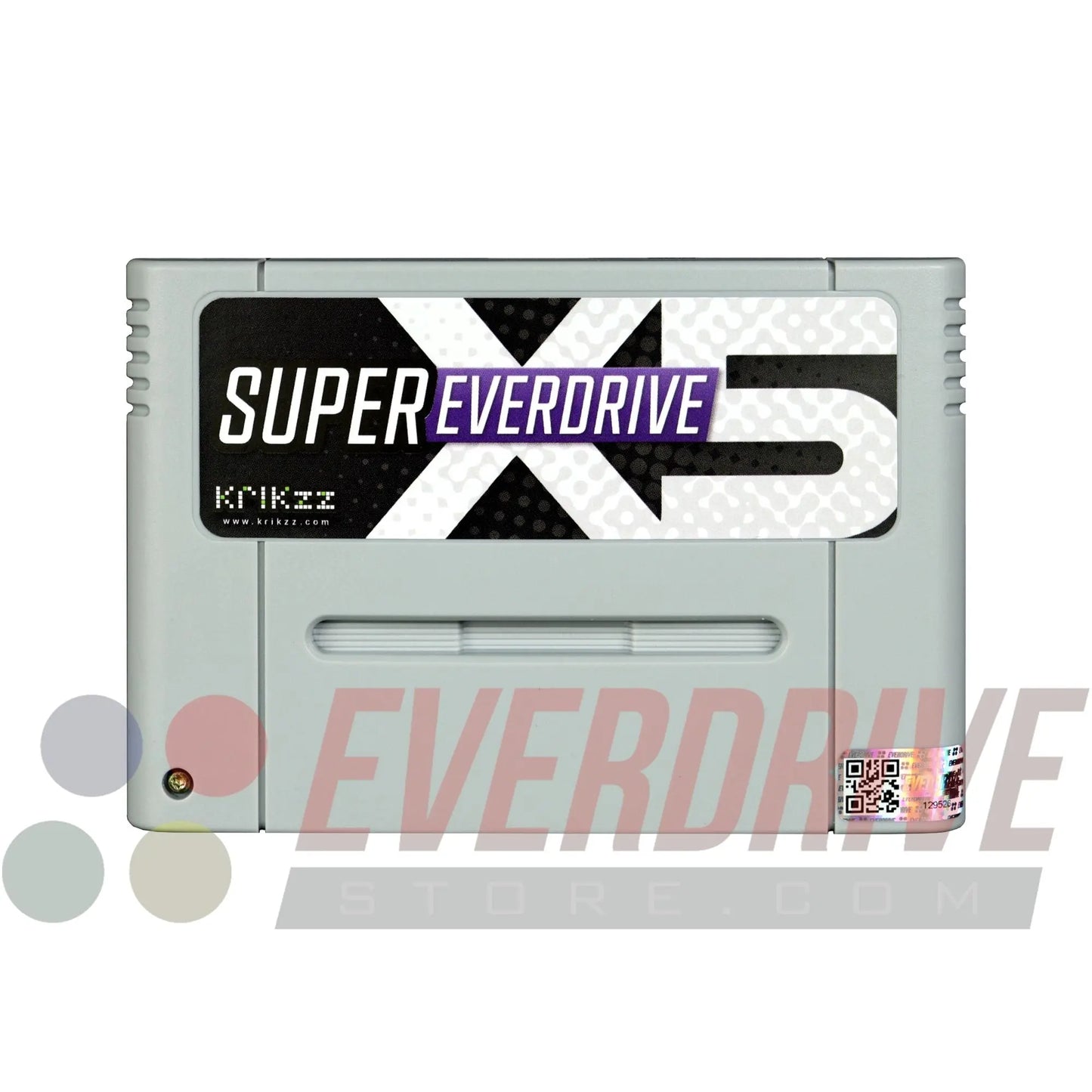 Super Everdrive X5 - Gray by Krikzz for SNES or Super Famicom Krikzz