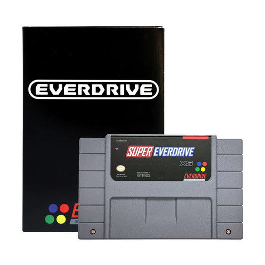 Super Everdrive X5 NAS - Gray By Krizz for SNES Krikzz