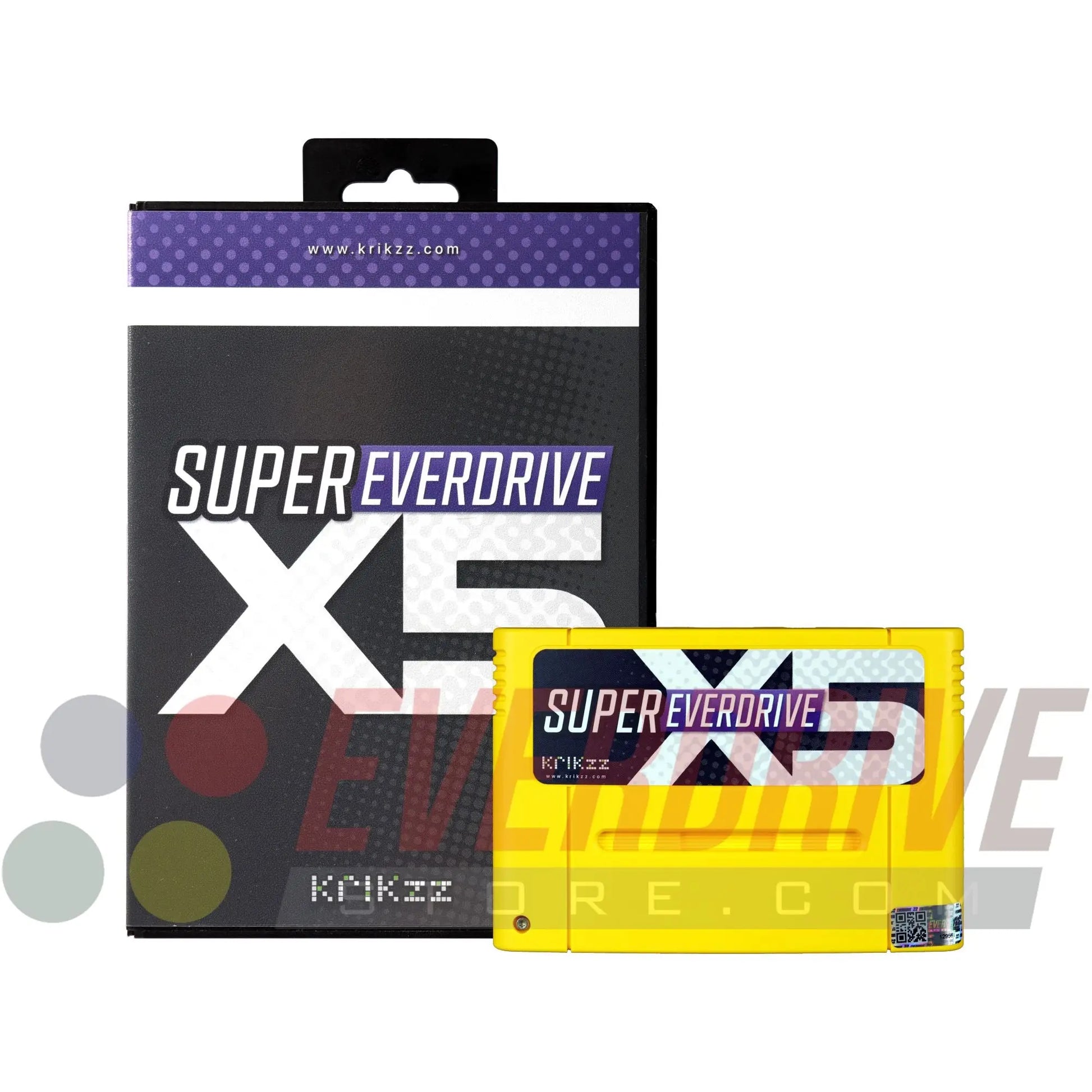 Super Everdrive X5 - Yellow by Krikzz for SNES or Super Famicom KRIKzz