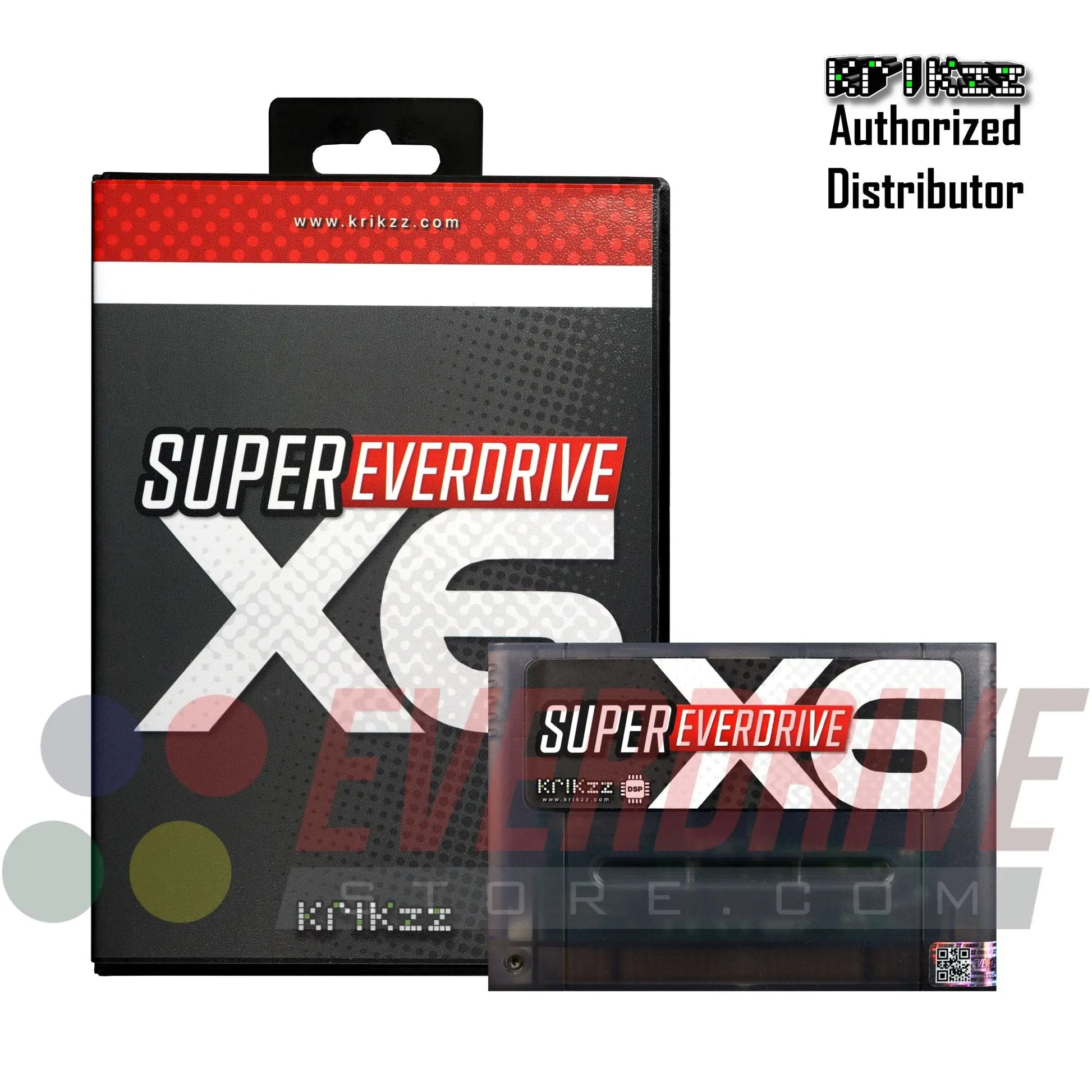 Super Everdrive X6 DSP - Frosted Black by Krikzz for SNES or Super Famicom Krikzz