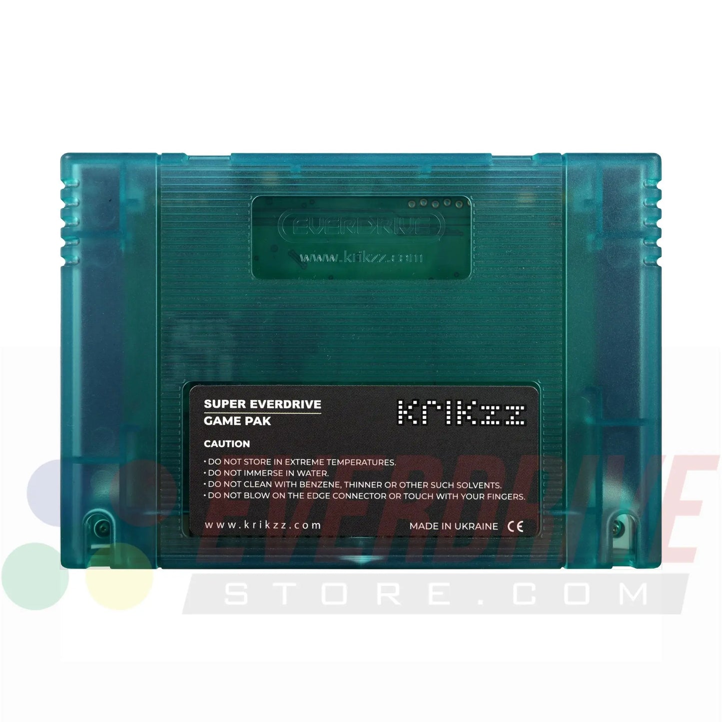 Super Everdrive X6 DSP - Frosted Turquoise by Krikzz for SNES or Super Famicom Krikzz