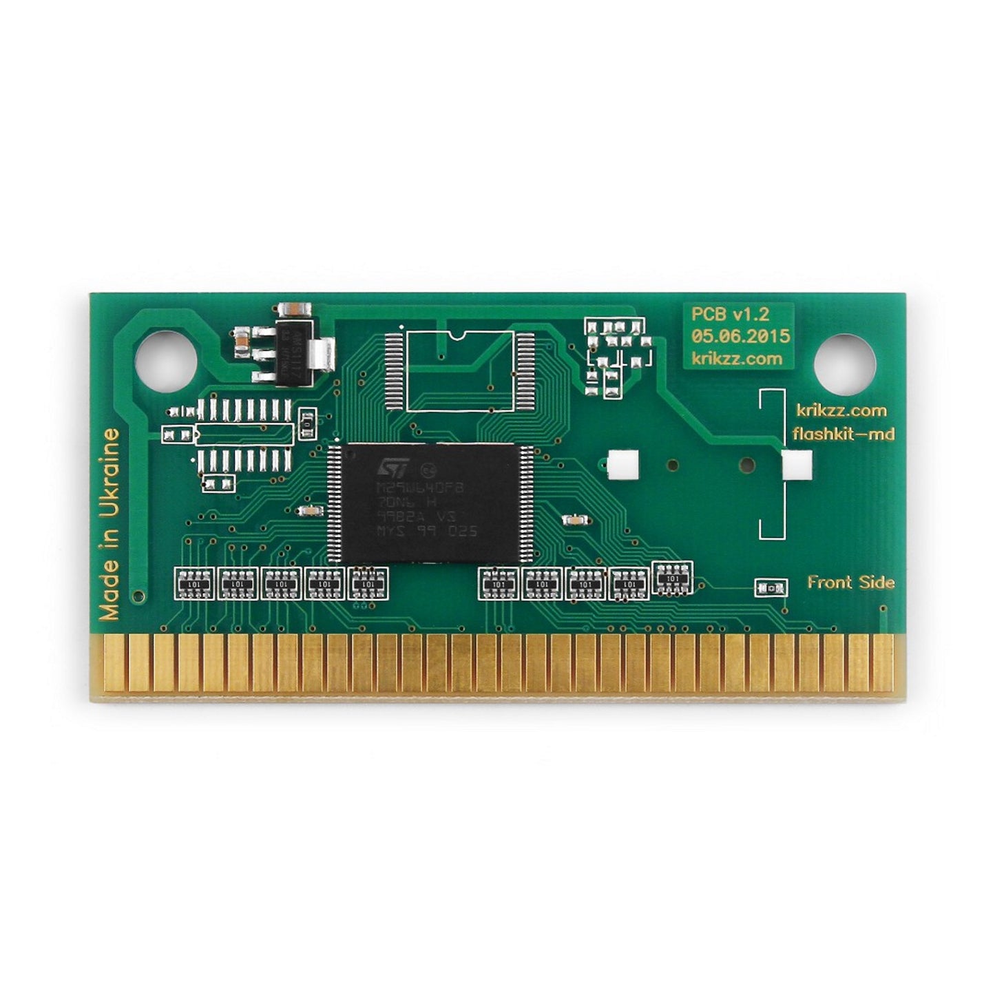 FlashKit Cart - Without Shell by Krikzz for Genesis or Mega Drive