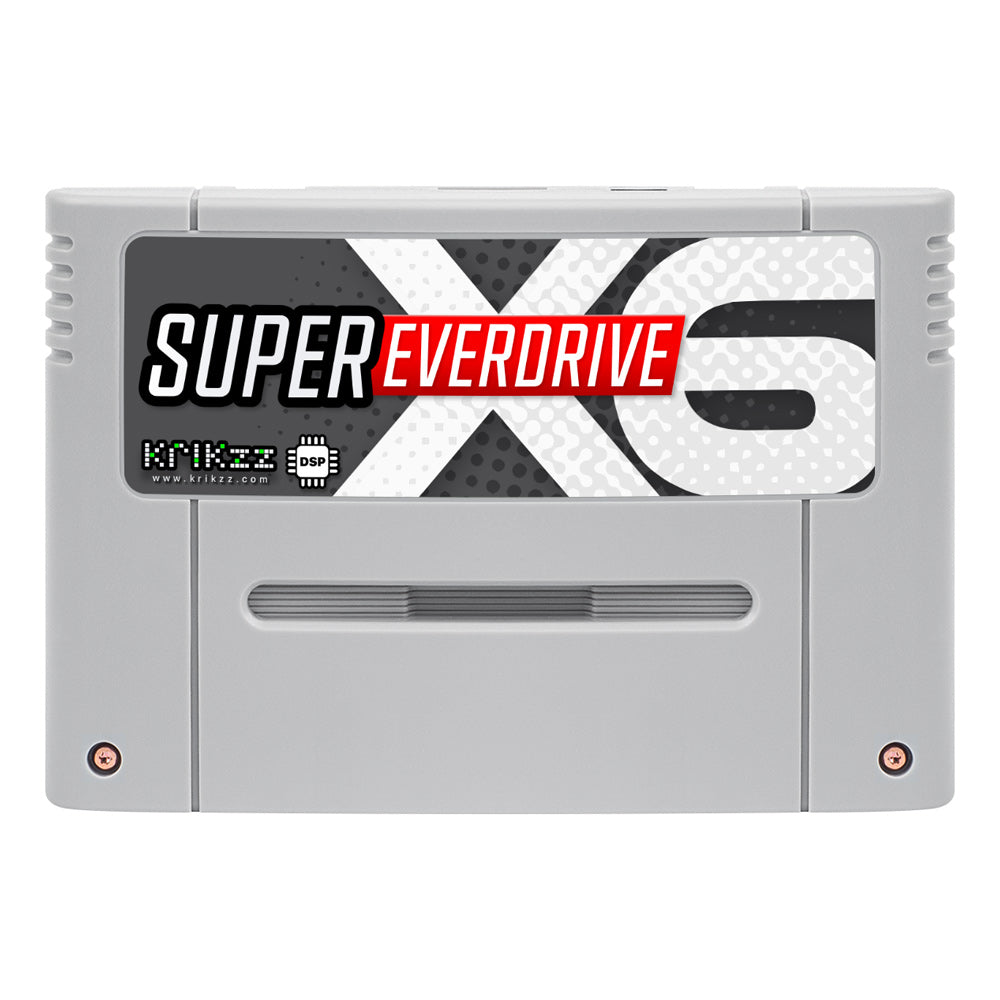 Super Everdrive X6 DSP - Gray by Krikzz for SNES or Super Famicom