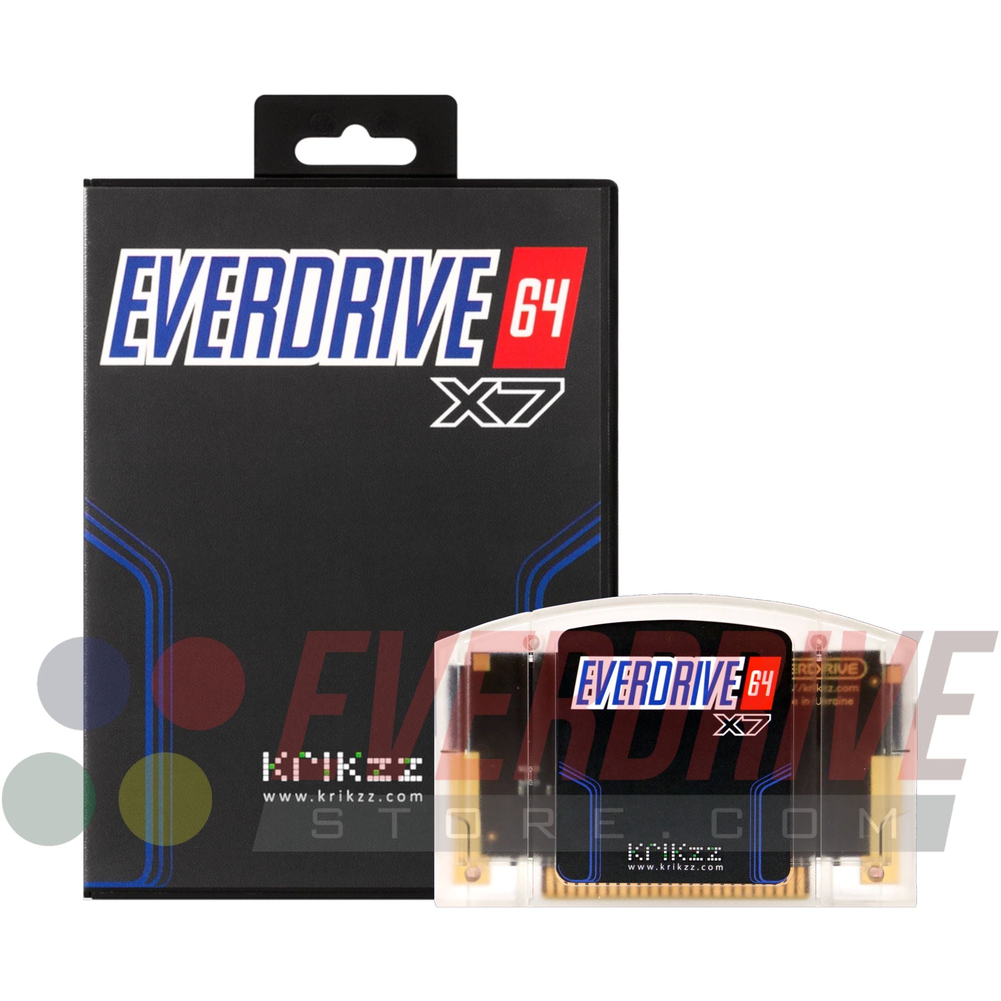 Order Krikzz's Everdrive 64 X7 in Frosted Clear – EverdriveStore.com