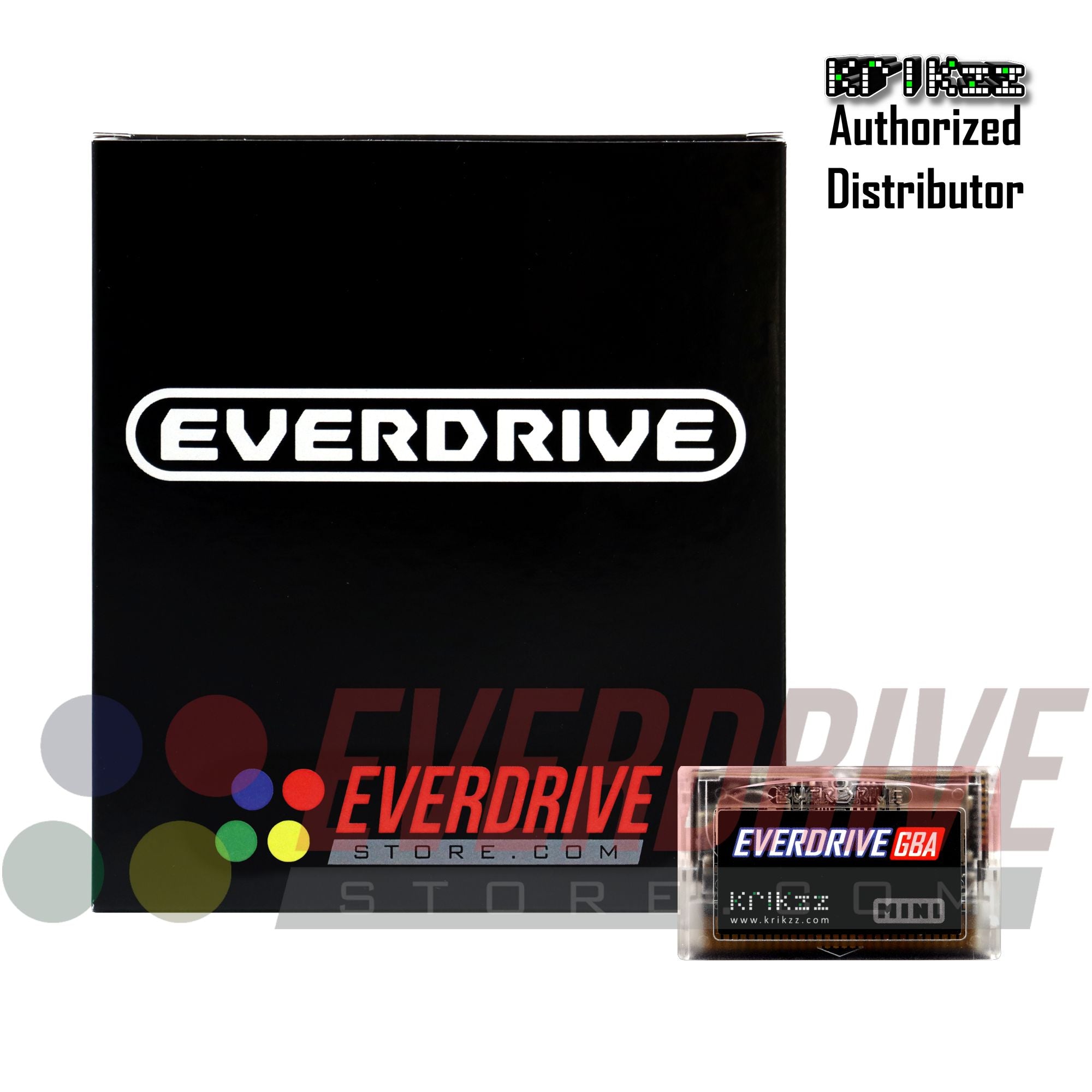 Everdrive GBA Mini - Frosted Clear by Krikzz for GBA