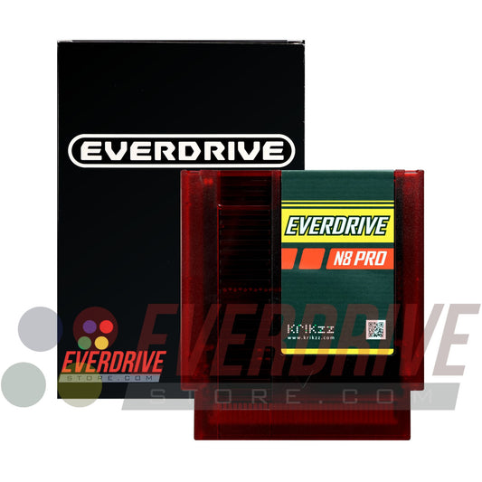 Everdrive N8 PRO - Frosted Red