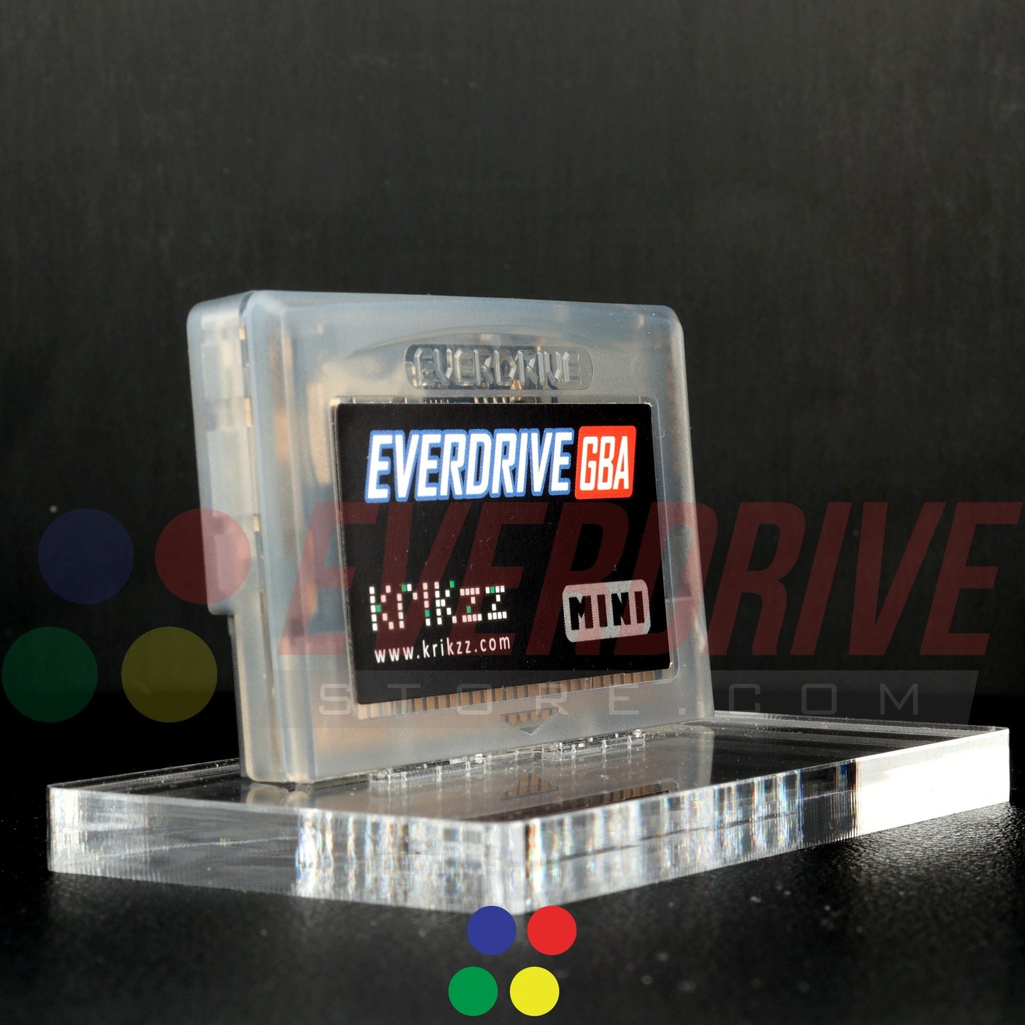 Everdrive GBA Mini - Frosted Black