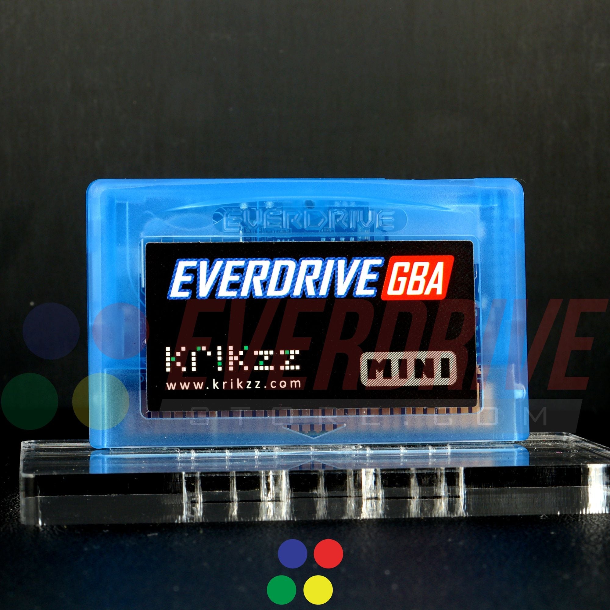 Everdrive GBA Mini - Frosted Blue – EverdriveStore.com