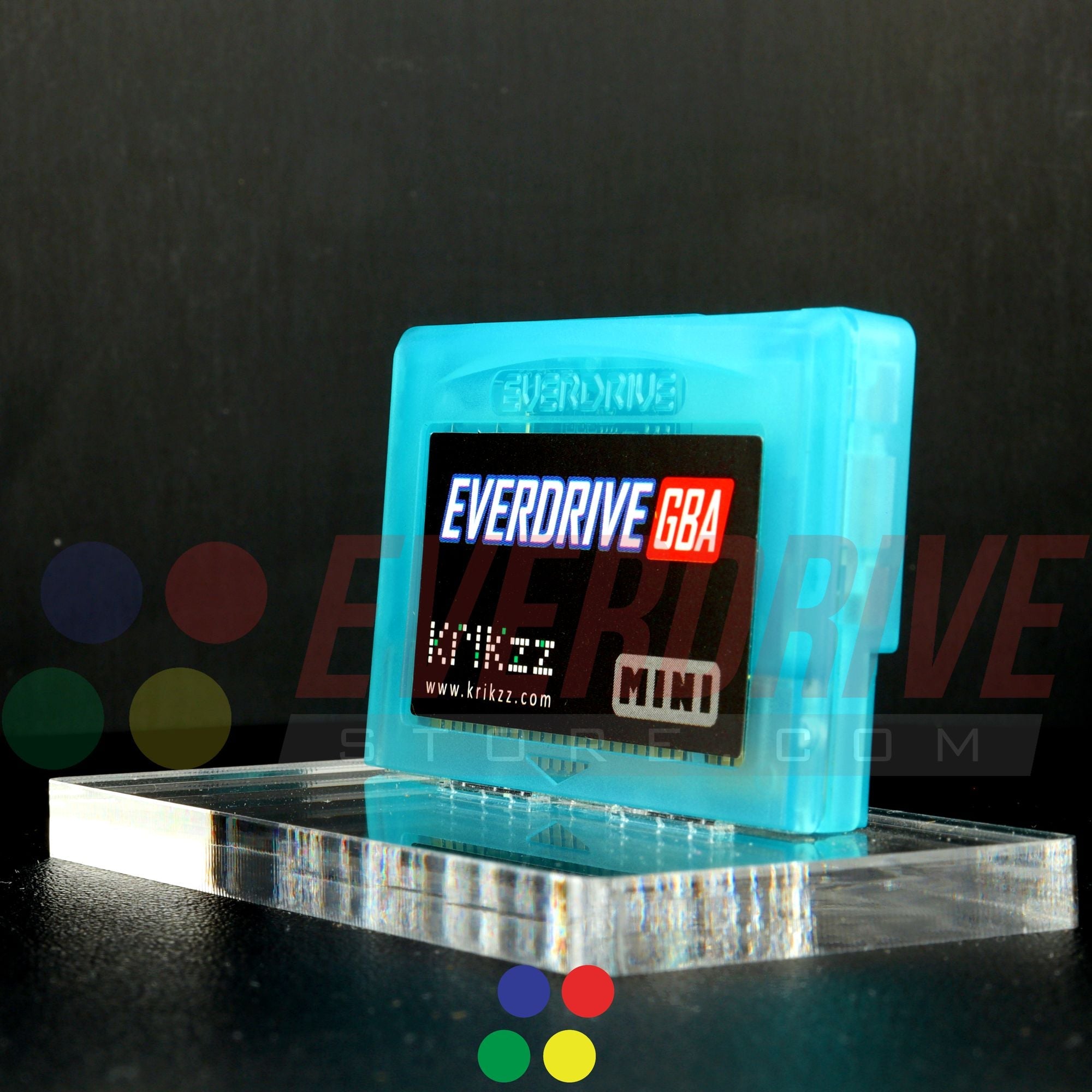 Everdrive GBA Mini - Frosted Turquoise – EverdriveStore.com