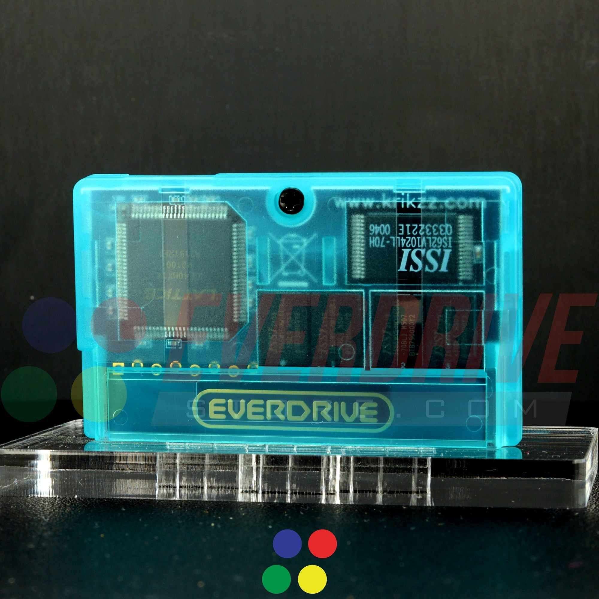 Everdrive GBA Mini - Frosted Turquoise – EverdriveStore.com