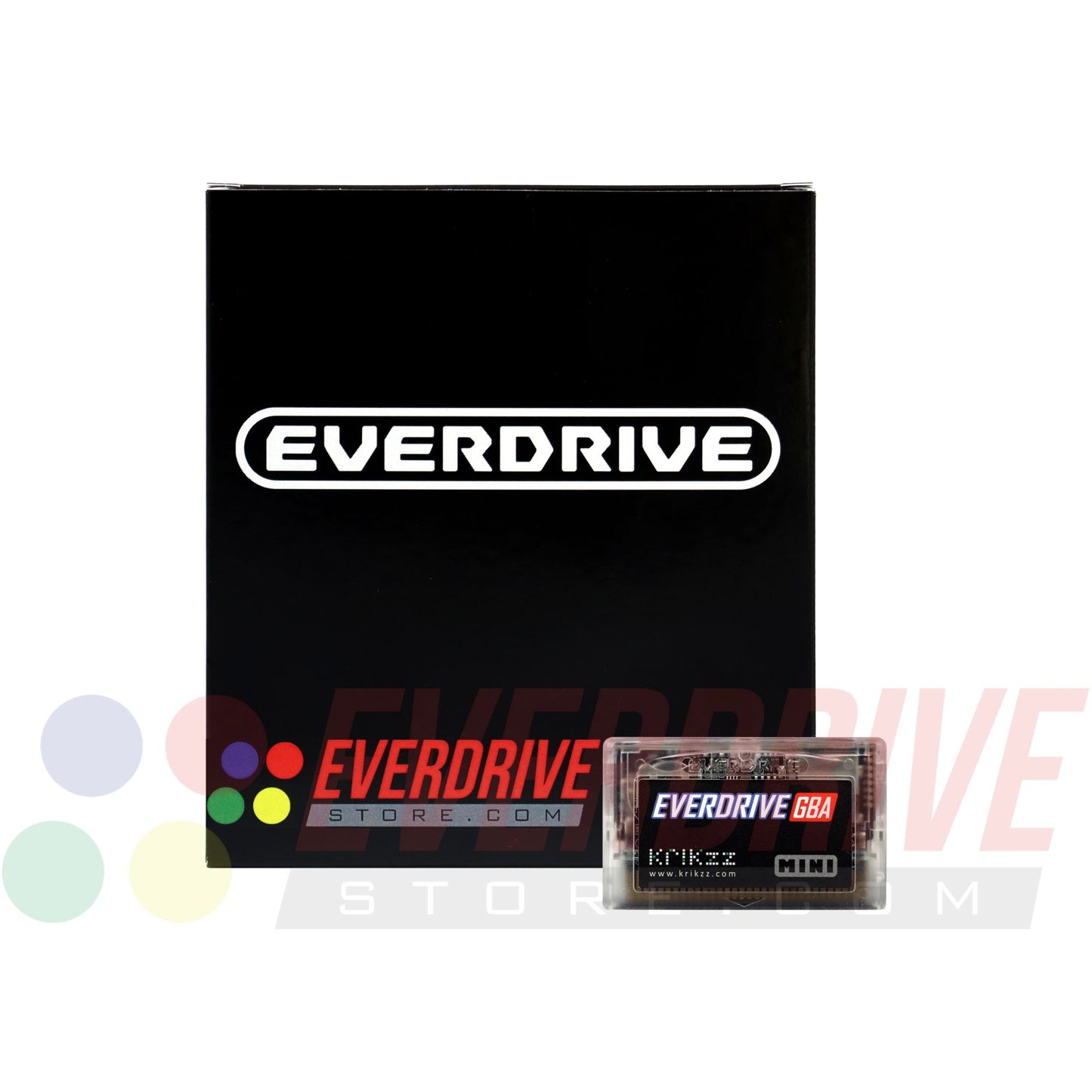 Everdrive GBA Mini - Frosted Clear