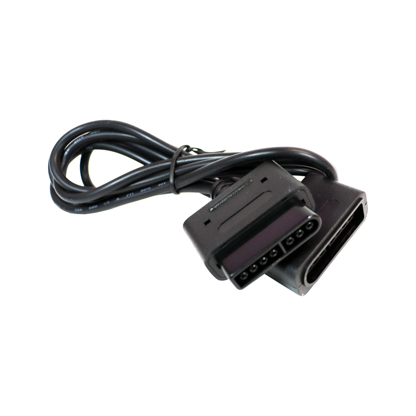 Nintendo SNES Controller Extension Cable  Cord Black 6 Feet x2